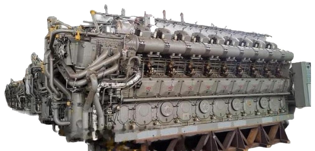 Large-scale HFO / gas engine
